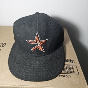 Vintage new era astros hat made in usa
